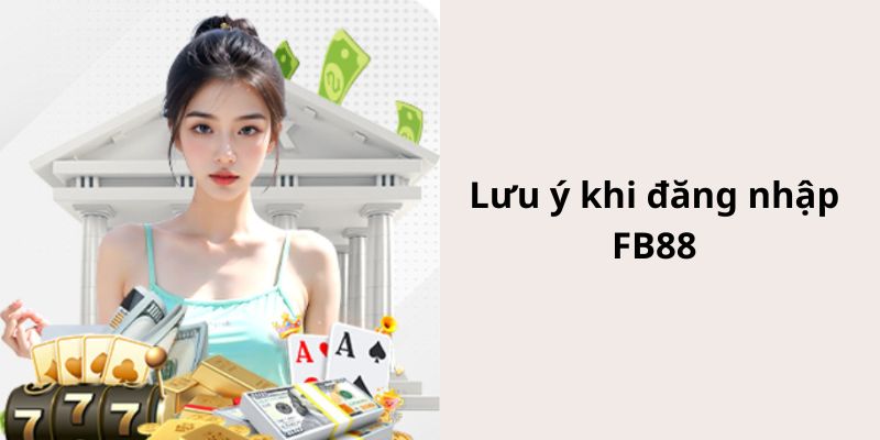 Lưu ý dành cho việc đăng nhập tại FB88